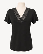 top negro Belinda para mujer, vista adicional