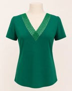 top verde Belinda para mujer, vista adicional