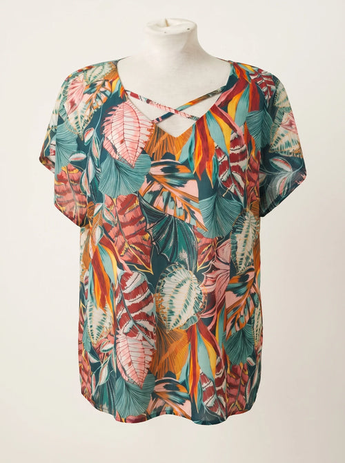 blusón Casandra estampado para mujer, vista adicional