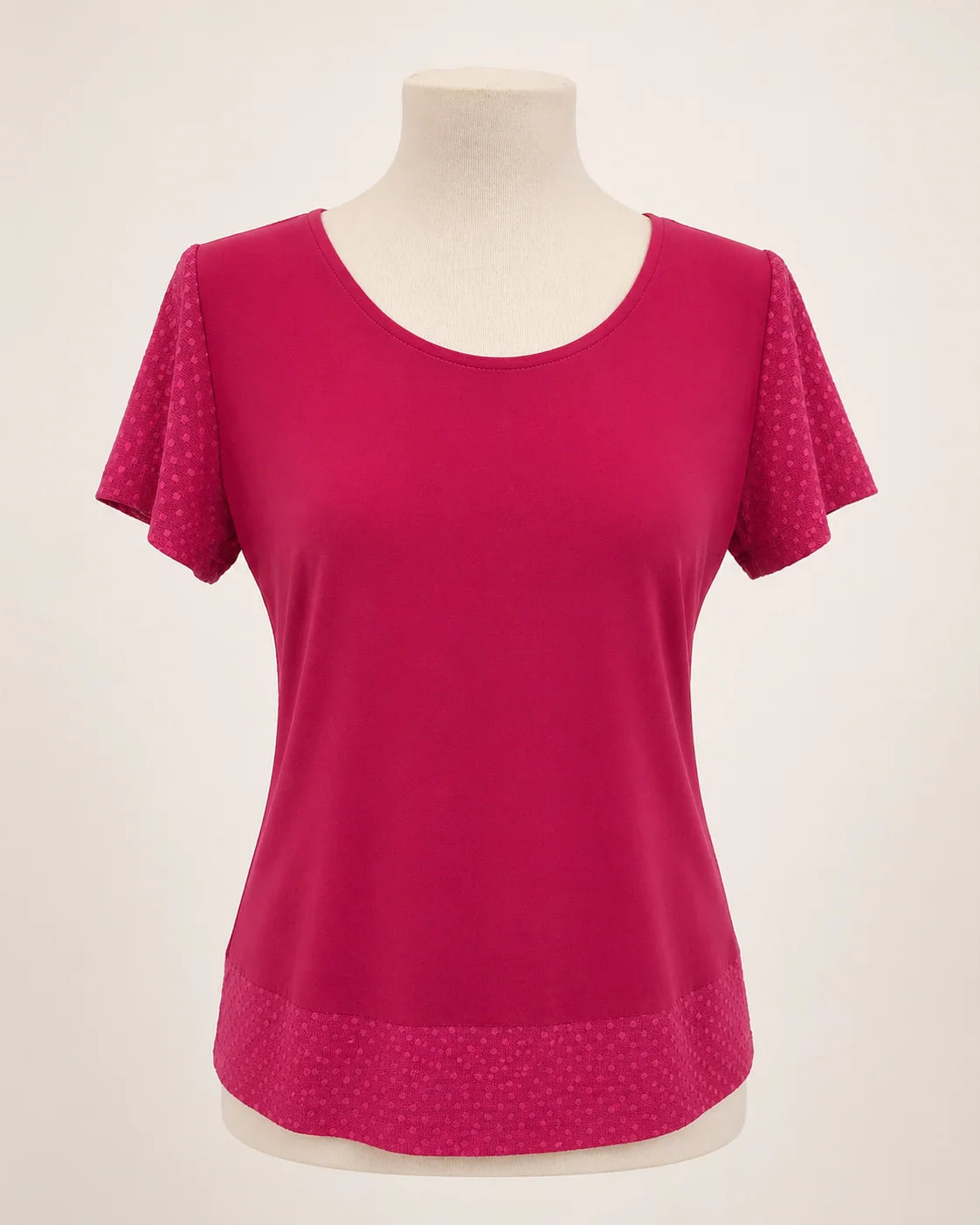top Dina fucsia para mujer, vista adicional
