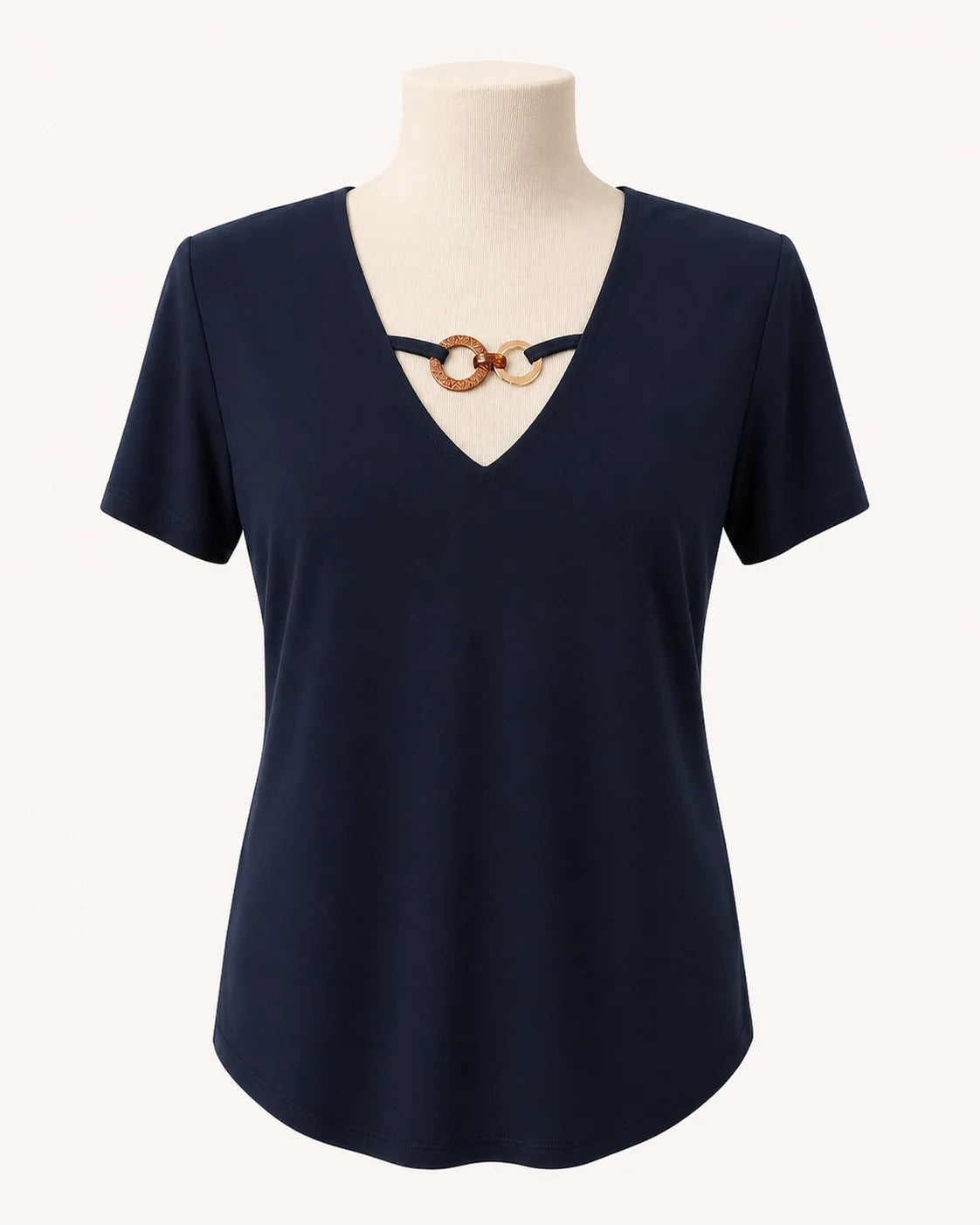top Emma azul marino para mujer, vista adicional