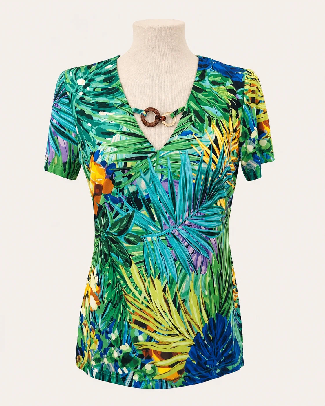 top Emma tropical para mujer, vista adicional