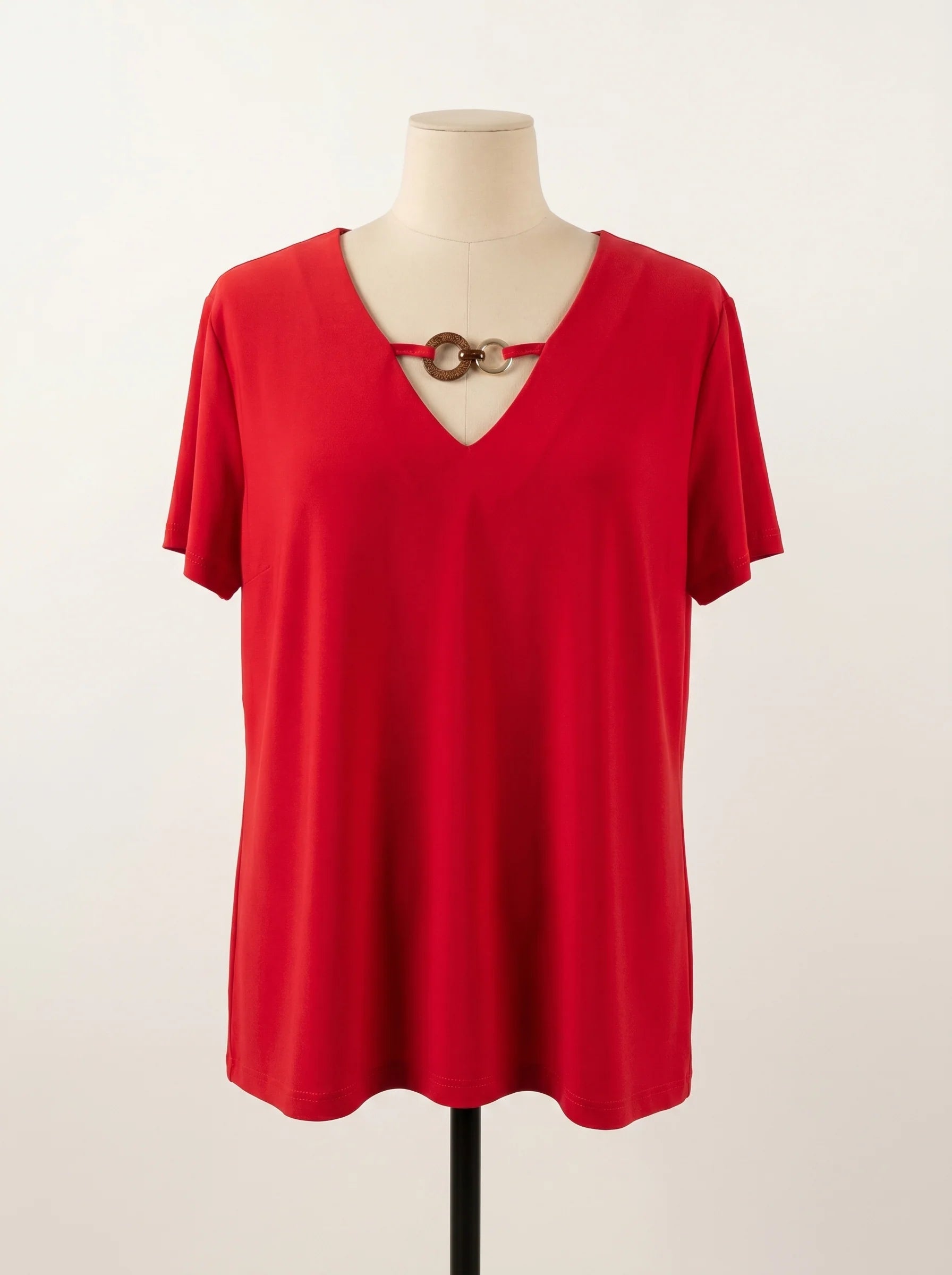 top Emma rojo para mujer, vista adicional