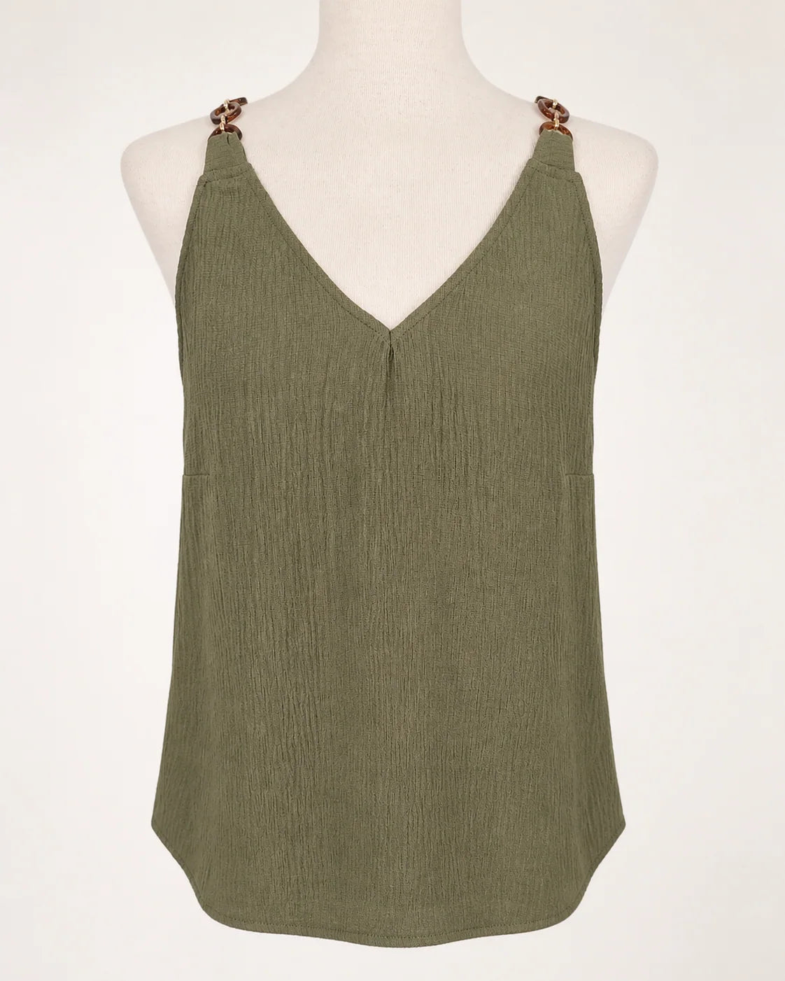 top Gisela verde para mujer, vista adicional