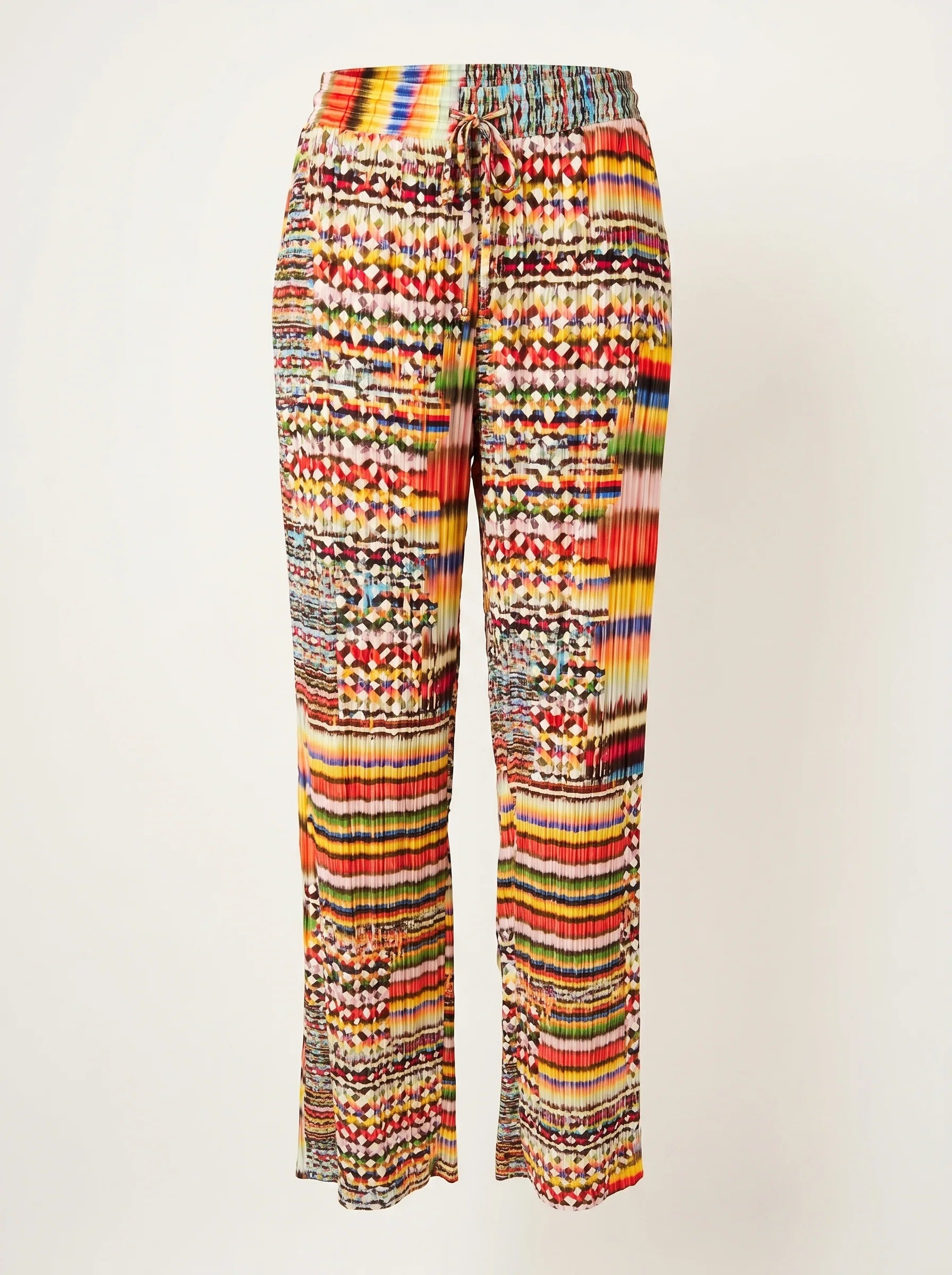 pantalón Lis estampado rojo para mujer, vista adicional