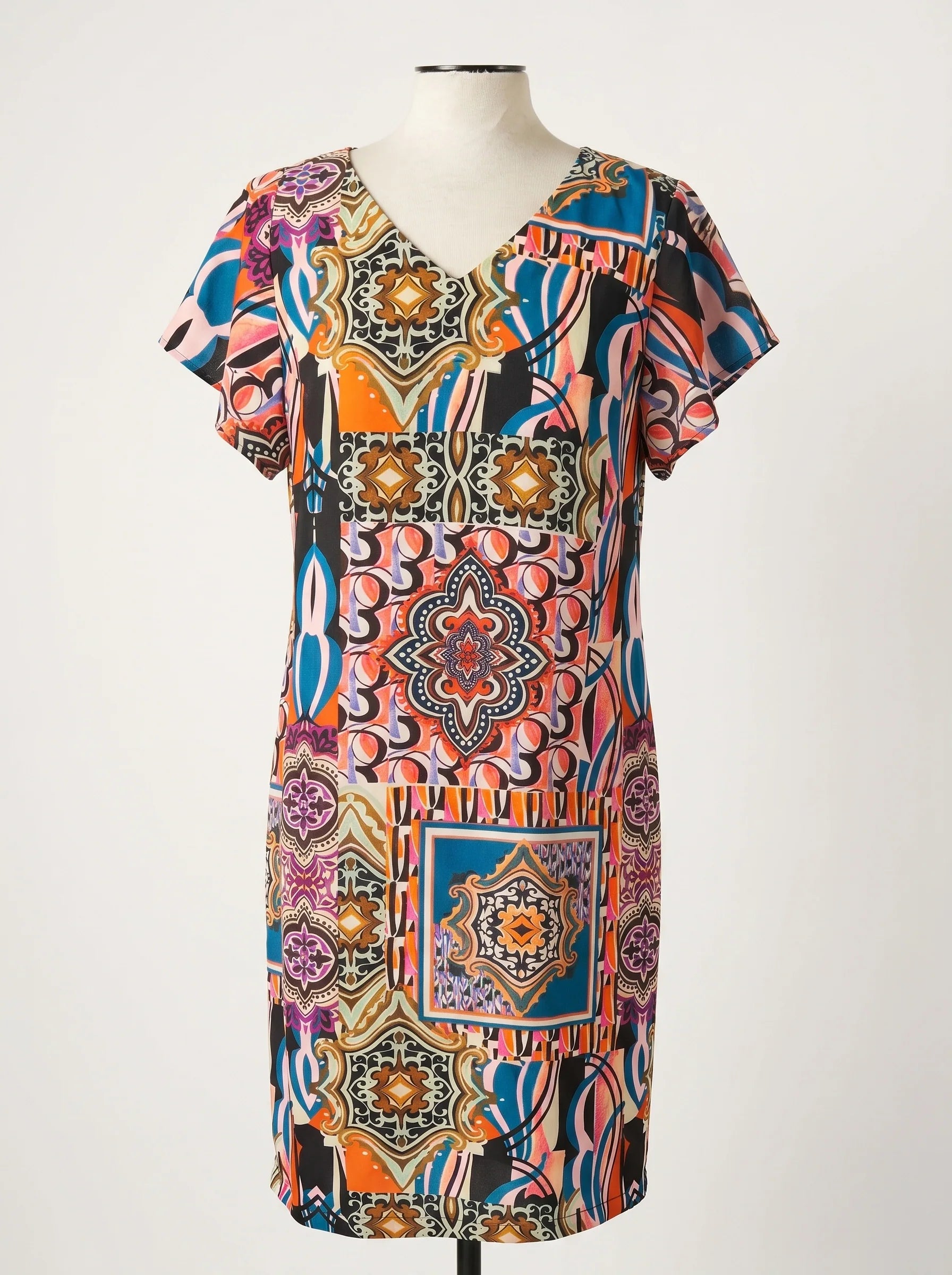 vestido Chloe estampado para mujer, vista adicional