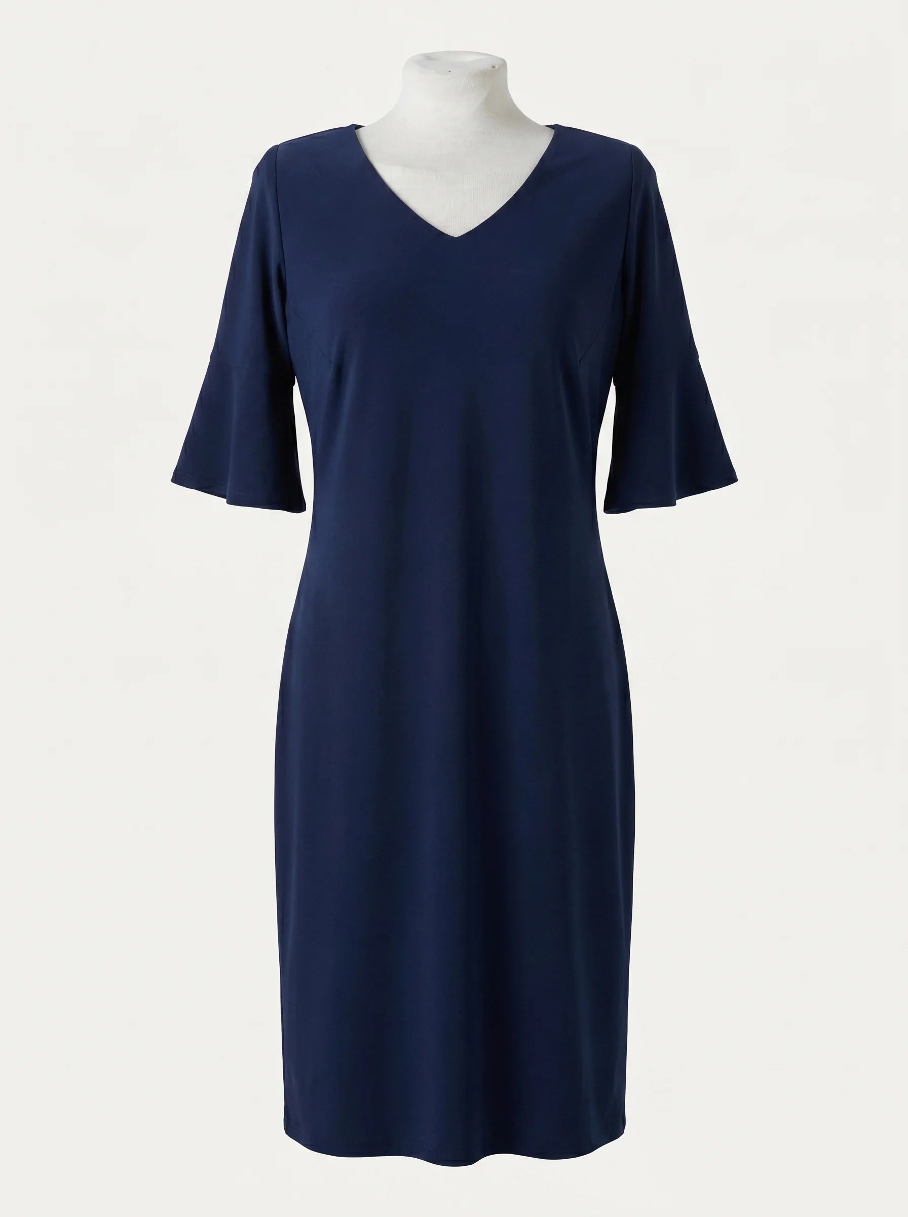 vestido Gaia azul marino para mujer, vista adicional