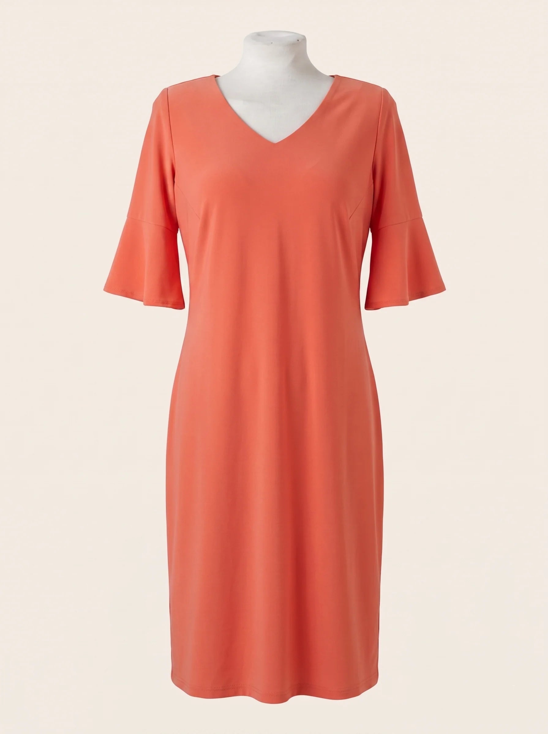 vestido Gaia naranja para mujer, vista adicional