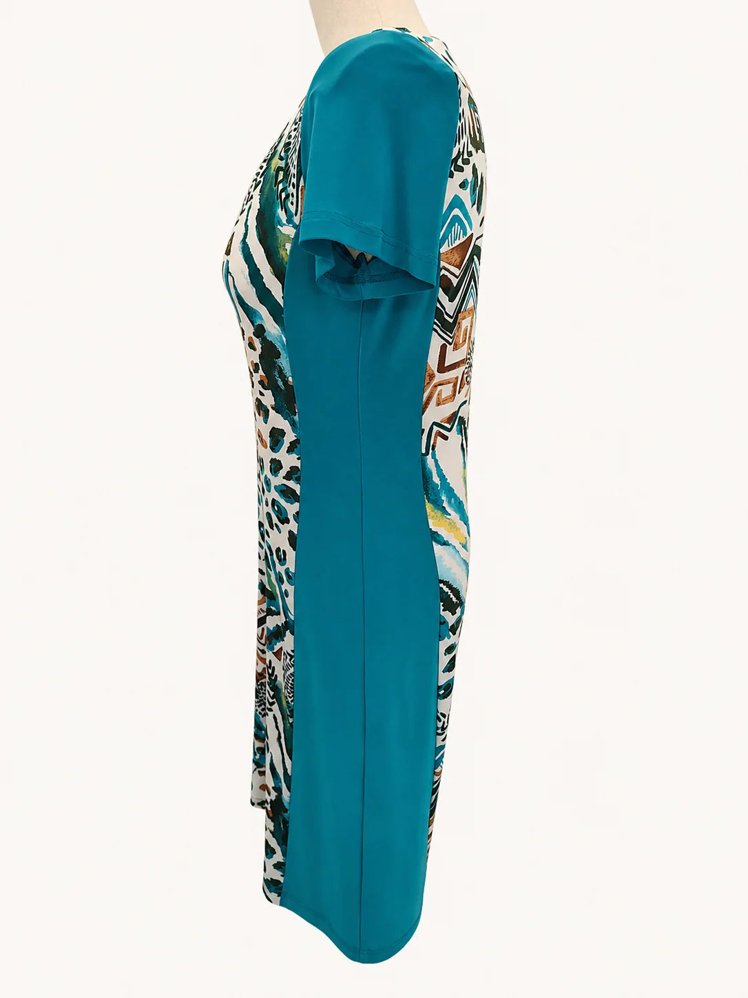 vestido Kira estampado azul para mujer, vista adicional