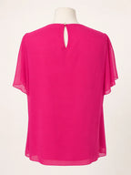 blusón Alicia fucsia para mujer, vista adicional