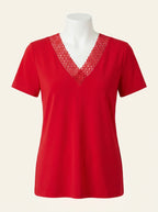 top rojo Belinda para mujer, vista adicional