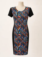 vestido Kira estampado africano para mujer, vista adicional