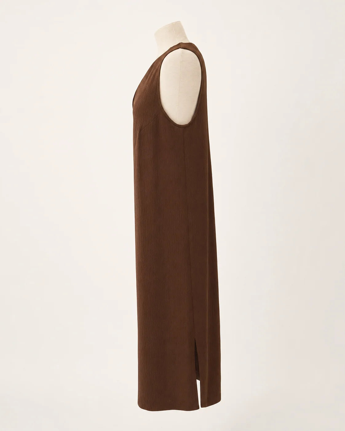 vestido midi Aitana marrón para mujer, vista adicional