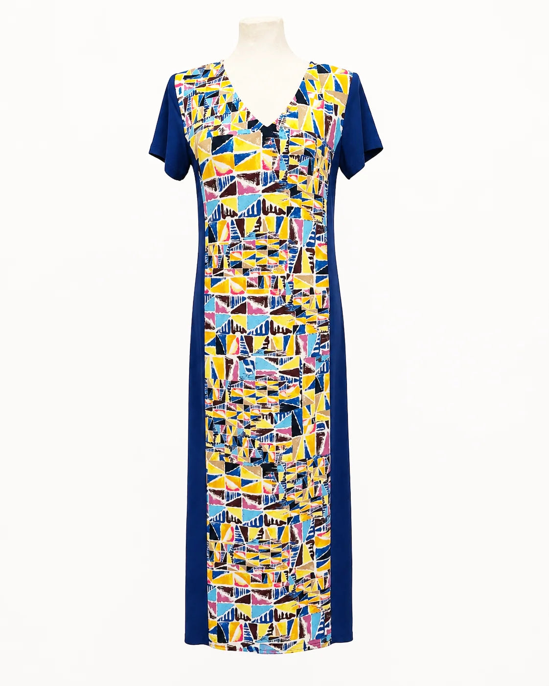 vestido Iris azul largo para mujer, vista adicional