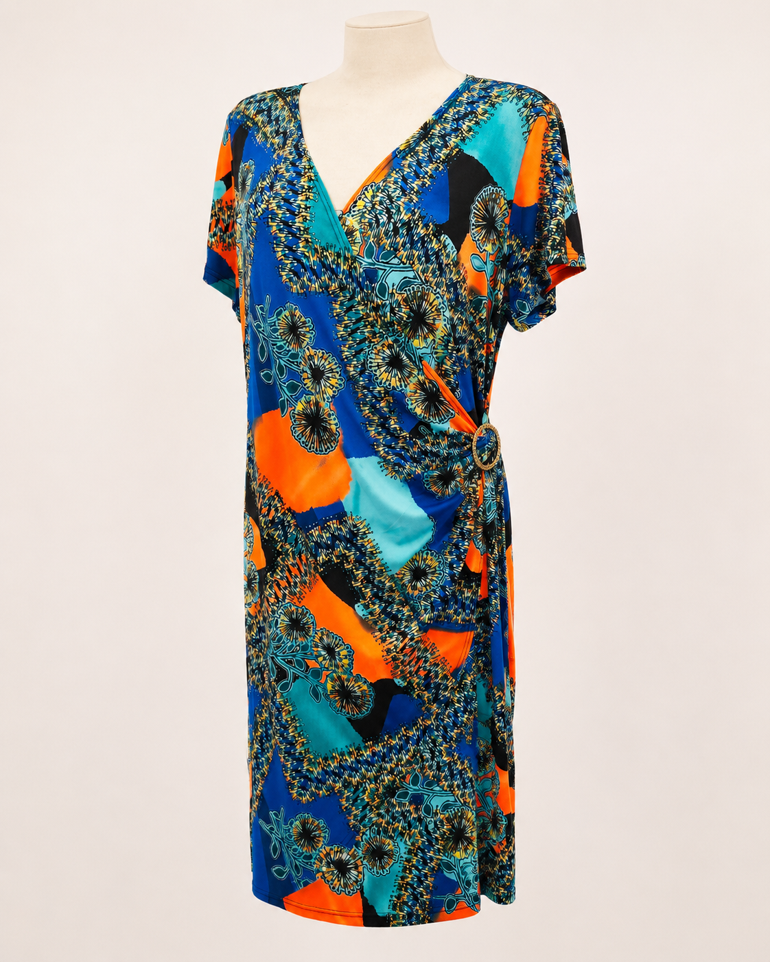 Vestido cruzado anilla Bali