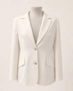 chaqueta blanca de mujer, vista adicional