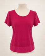 top Dina fucsia para mujer, vista adicional